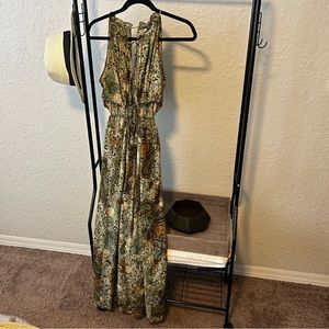 Zara | Floral Paisley Cut Out Dress